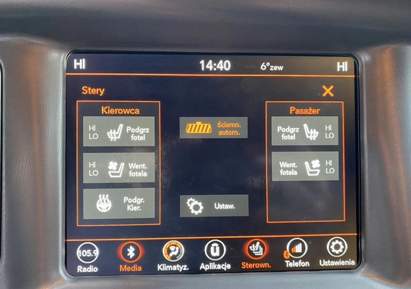 Dodge Charger cena 115500 przebieg: 118000, rok produkcji 2019 z Mieszkowice małe 326
